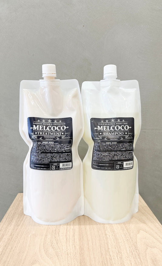 メルココシャンプー&トリートメントセット　各1000ml